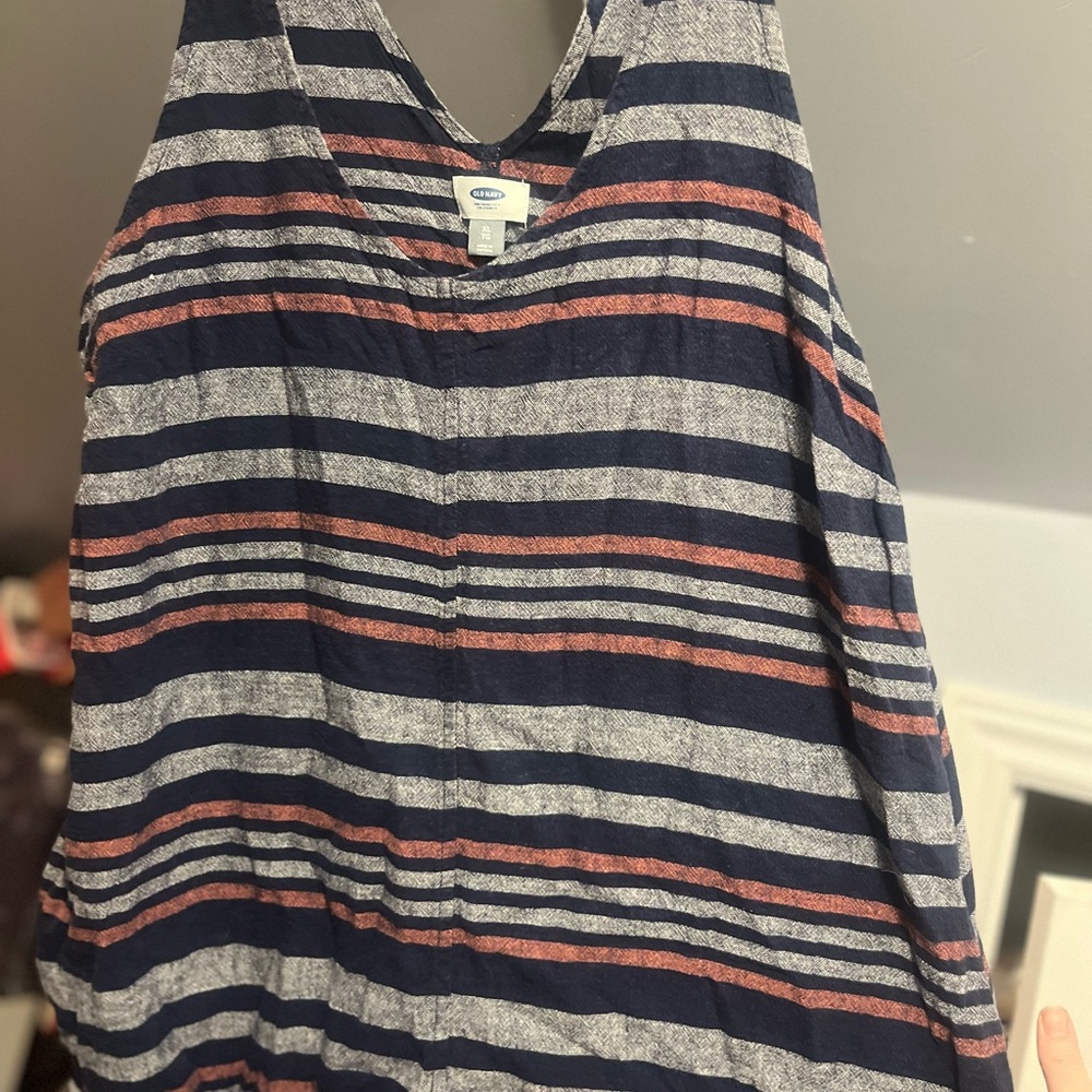Old Navy - Size XL, Navy & Red Striped Sleeveless Dress 4 for $30